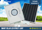 Ip65 12w Smart Motion Sensor Solar Powered LED Street Lights With Lithium Battery 12V 7AH supplier