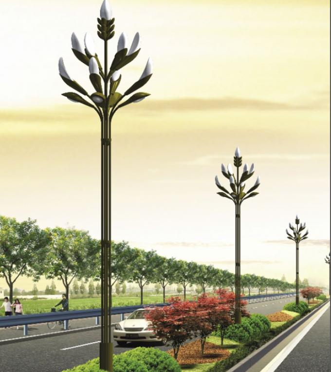 150 Watt Commercial Outdoor Led Light street light With Pole Security Lighting Magnolia flower