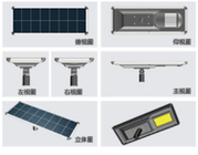 80w 100w high efficiency and energy saving Chinese brand design integrated solar street light