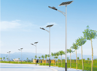 2100lm luminousflux Aluminum Alloy Integrated Solar light Street Light Built In Lithium Battery