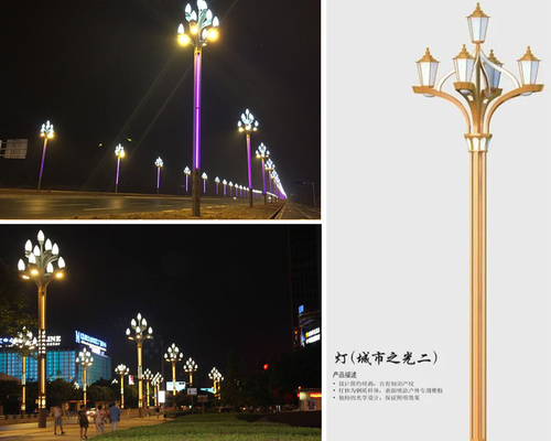 80W-240W Combined lighting rod series LED Pole light Street Lights Outdoor