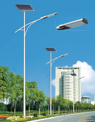 Solar Powered LED Street Lights, Aluminum + PC Material, IP67 Waterproof Rating