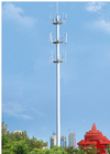 Ip65 Communication Towers Power Pole 5 Years Warranty