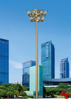 Pinnacle High Mast LED Street Light Outdoor Pole 20 Mtr Solar Powered