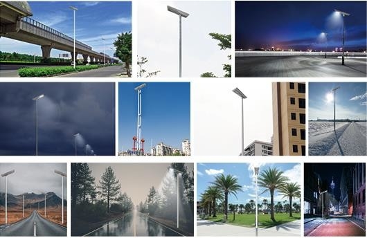 China factory 100W Flat Panel Design Integrated led street light solar system With Switch Control