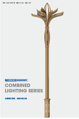 Outdoor High Mast golden Street Light 80W - 240W For Various Urban city Roads