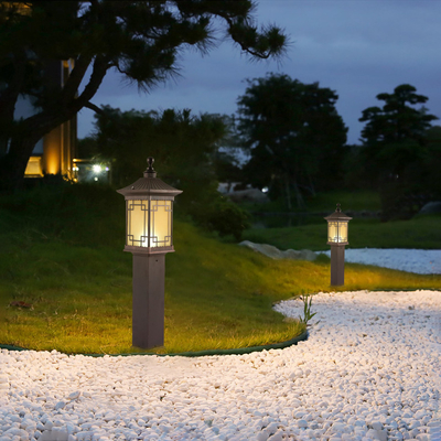 outdoor lawn lamps for decoration easy installation hot-dip galvanized steel pipe high quality stainless steel pole