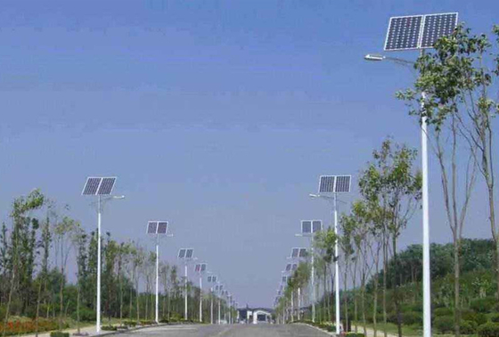 High Safety Road Smart Solar Street Light No Radiation Low Maintenance Cost