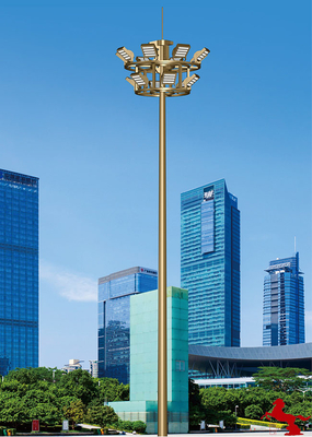 Pinnacle High Mast LED Street Light Outdoor Pole 20 Meter
